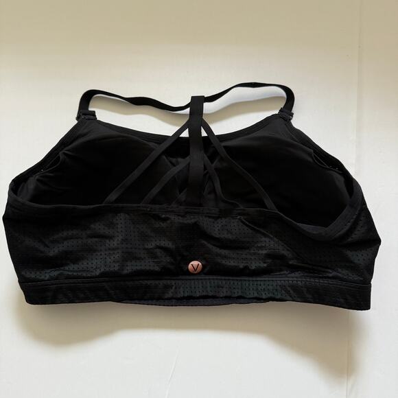Lane Bryant LIVI Active Sports Bra Black Women’s Size 18 Strappy No Wire Comfort - Picture 3 of 13